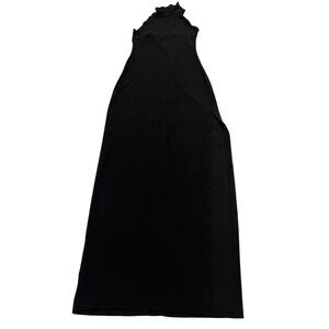 Norma Kamali Turtleneck Maxi Dress in Black